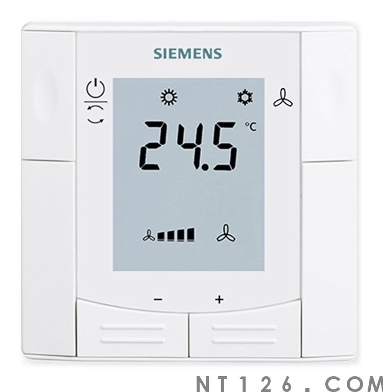 西门子温控器RDF310.2/MM 两管制中央空调温控器 液晶面板